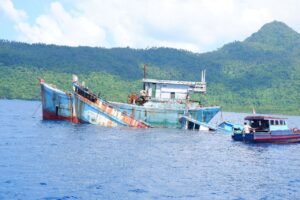 4 Kapal Ikan Asing Dibakar dan Ditenggelamkan di Perairan Natuna