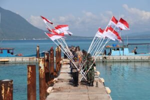 Kirap Serentak Pengibaran Bendera Merah Putih di Pulau Terluar Indonesia