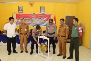 Desa Kelanga Ditetapkan Sebagai Kampung Bebas Narkoba