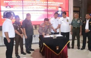 Polresta Barelang dan BNN Kota Batam Tandatangani MoU Soal Narkotika