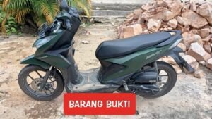 Modus Maling: Patahkan Kunci Stang Lalu Motor Didorong