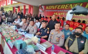 Polisi Musnahkan 46,477 Kg Sabu-Sabu