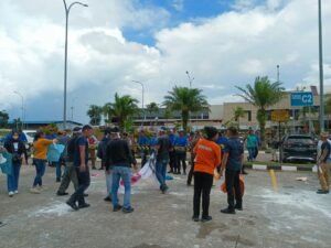 PT BIB Gelar Latihan Penanggulangan Kecelakaan Pesawat dan Ancaman Bom