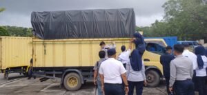 Kepatuhan LLAJ, Puluhan Kendaraan ODOL Penumbar Terjaring Tim Gabungan