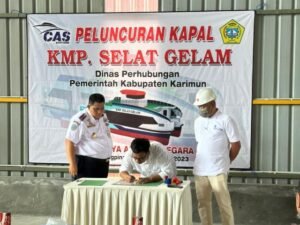 Karimun Punya Kapal Mini Roro, KMP Selat Gelam, Rutenya Parit Rampak – Pulau Parit