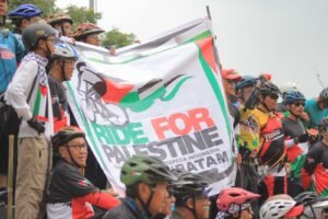 Pesepeda Batam Gelar Ride for Palestina