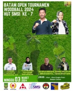Diikuti Atlet Nasional, SMSI Kepri Gelar Kejuaraan WoodBall Batam Open Turnamen 2024