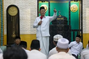 Tausiah di Masjid Jannatul Ma’wa, Ansar Ajak Jamaah Istiqomah Beribadah