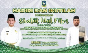 Gubernur Kepri Jadi Khatib Sholat Idul Fitri dan Silaturahmi di Lingga