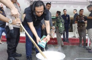 Tiga Kilogram Sabu-sabu Dimusnahkan dari 7 Orang Pelaku