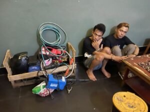 Genset Indomaret Digondol Maling, 3 Pelaku Dibekuk, Satu Orang Lagi Buron