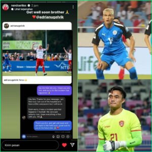 Cara Ernando Ari Minta Maaf Kepada Pemain Filipina Usai Alami Insiden Menyeramkan