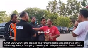 Di Hadapan Kadishub Batam, Korlap Jukir dari Ormas Berkata Kasar