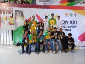 Jujitsu Kepri Raih1 Perak + 1 Perunggu PON XXI