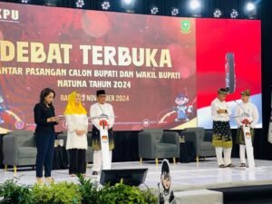 Usai Debat Terbuka Dua Paslon Pilkada 2024, Ini Pesan Ketua KPU Natuna