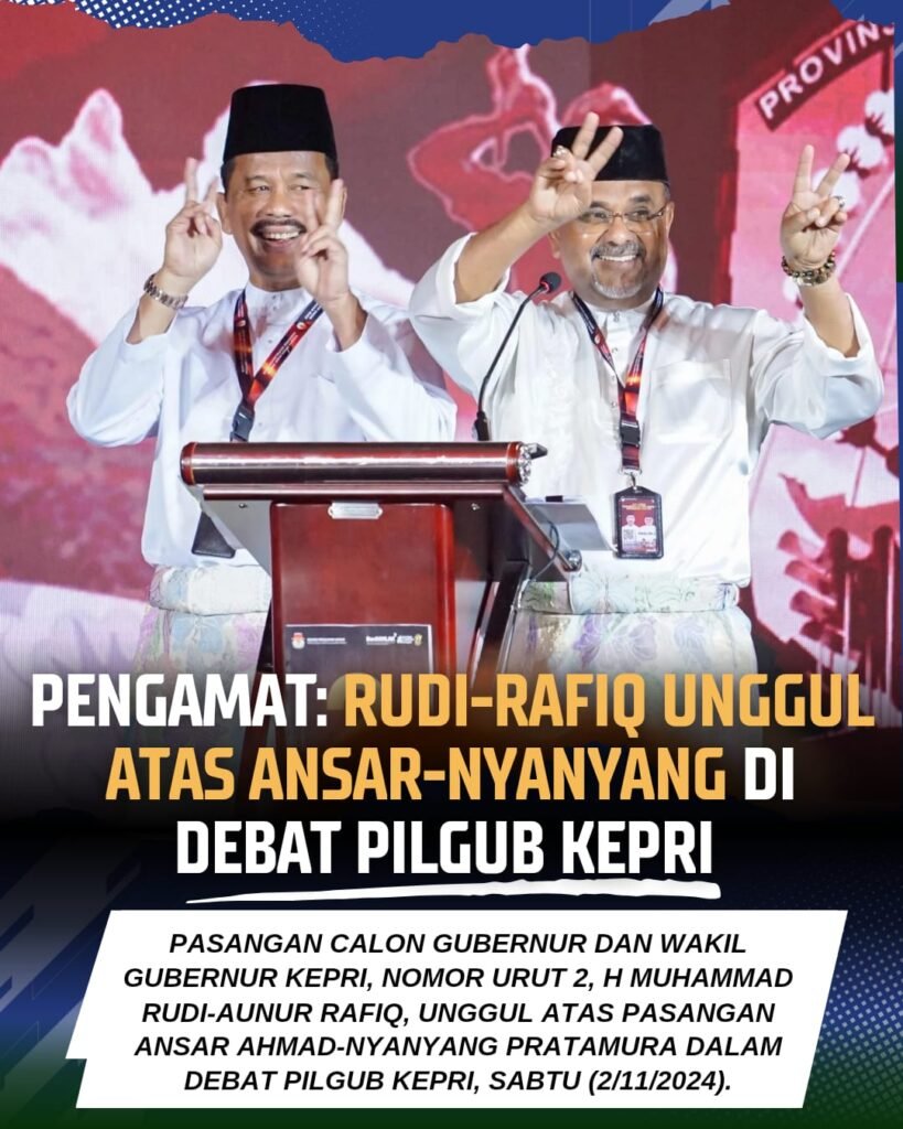 Pengamat Nilai Rudi-Rafiq Unggul atas Ansar-Nyanyang di Debat Pilgub Kepri
