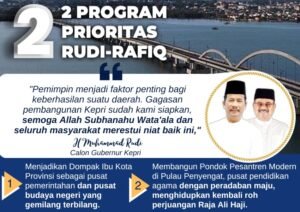 2 Prioritas Rudi-Rafiq yang Akan Kembalikan Kemasyhuran Tanjungpinang & Penyengat