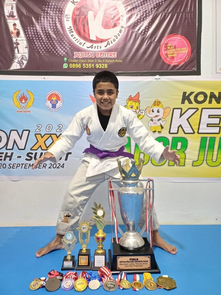 Kenzie Sang Juara Jujitsu Nasional, Pintar Matematika Bersiap ke Kejuaraan Asia