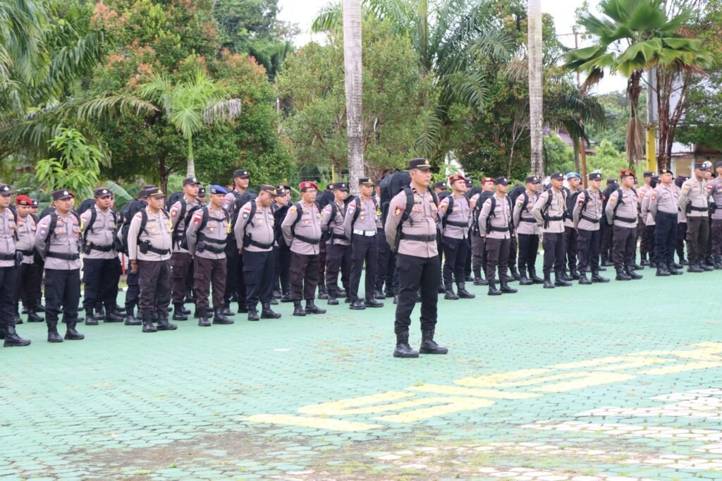 323 Personel Polres Natuna Dikerahkan untuk Pengamanan Pilkada 2024
