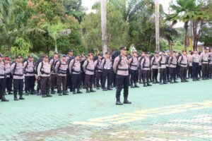 323 Personel Polres Natuna Dikerahkan untuk Pengamanan Pilkada 2024
