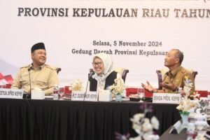 Plt Gubernur Kepri, Marlin Agustina Hadiri Rakor Forkopimda untuk Sukseskan Pilkada Serentak 2024
