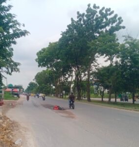 Awas Jebakan Lubang Tergenang Air di Jalan R Suprapto Batuaji