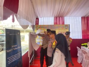 Kapolres Bintan Tinjau Sejumlah Pos Operasi Lilin Seligi, Lihat Kesiapan Personel