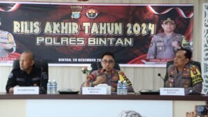 Di Tengah Kekurangan Personel, Polres Bintan Ungkap Ratusan Kasus dan Peroleh Penghargaan di 2024