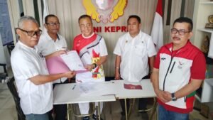 Usep RS Resmi Mendaftar sebagai Calon Ketua Umum KONI Kepri Periode 2024-2028