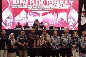 KPU Kepri Tetapkan Ansar-Nyanyang Pemenang di Pilgub 2024, Saksi Paslon Rudi-Aunur Tolak Tanda Tangan