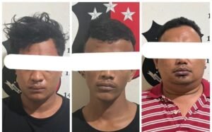 Beraksi di Jalan Pahlawan, 3 Penjambret Diciduk Satreskrim Polsek Batuaji