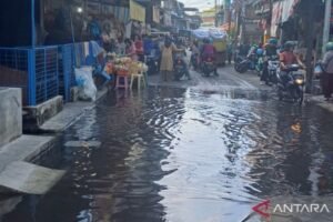 Sudah Dua Hari Pelantar II Tanjungpinang Terendam Banjir Rob