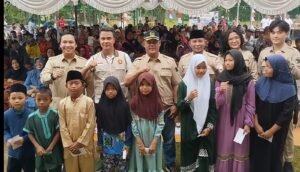 DPD Partai Gerindra Kepri Bagikan Ribuan Paket Sembako dan Santunan Anak Yatim