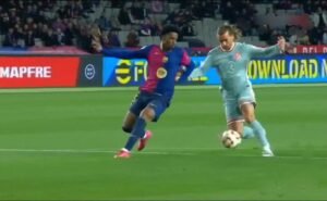 Leg 1 Semifinal Copa del Rey, Pesta Gol di Laga Barca Vs Atletico Madrid