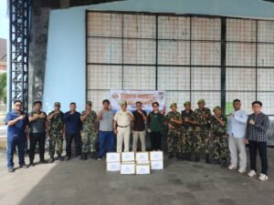 Wujudkan Kepedulian antara Polri dan Ormas, Sat Intelkam Polres Bintan Laksanakan Bakti Sosial