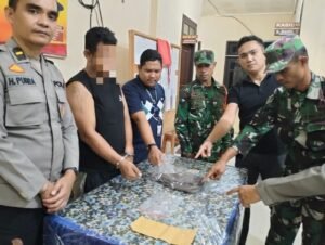 Ditangkap Intel Kodim 0315/Tanjungpinang, Pengedar Narkoba Sempat Buang BB ke Laut