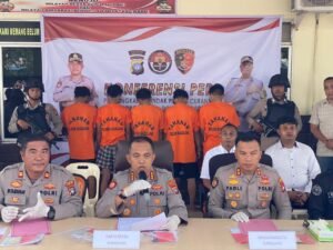 Komplotan Maling Diamankan Polisi Beserta 10 Motor, Modus Operandi Pelaku Patahkan Kunci Stang