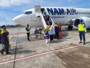 Lanud RSA Natuna Dukung Keberangkatan Jamaah Calon Haji, Wujudkan TNI AU AMPUH