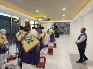 Keberangkatan CJH 2025 di Bandara Internasional Hang Nadim Batam