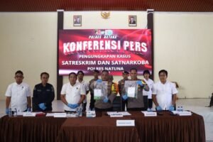 Honorer Imigrasi dan PNS Ditangkap Satresnarkoba Polres Natuna Atas Kasus Sabu-sabu