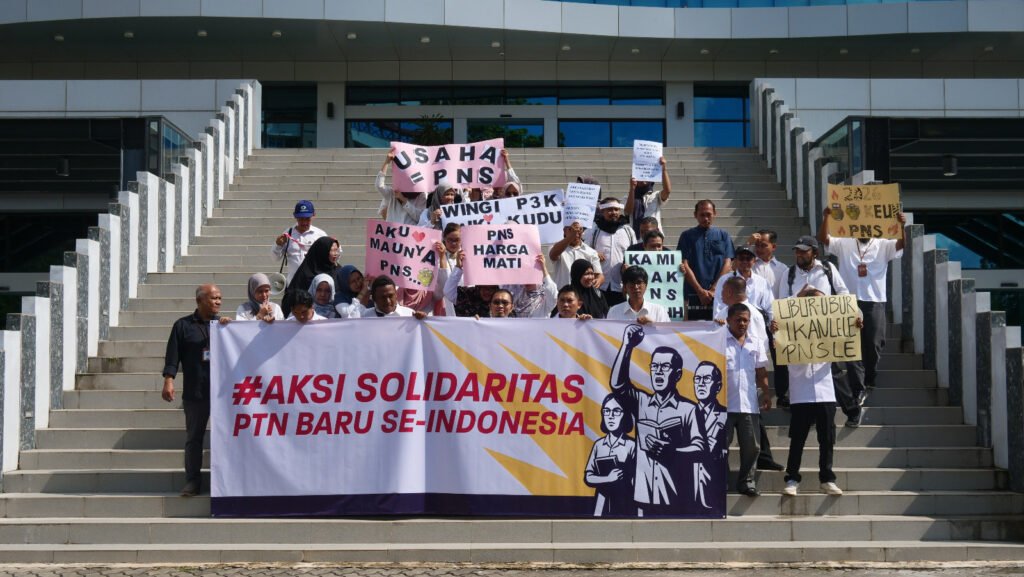 Aksi Solidaritas PPPK Polibatam: “PNS Harga Mati”