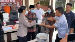 Polres Bintan Musnahkan Barang Bukti Narkoba Hampir 500 Gram Sabu