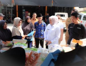 Wakil Bupati Bintan Tinjau Pasar Murah di Tanjunguban, Upaya Cegah Lonjakan Inflasi