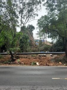 Dahsyatnya Dampak Pemotongan Lahan di Area Hotel Vista Batam, Jalan Raya Retak hingga Pipa SPAM Pecah
