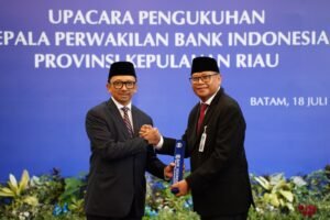 Pengukuhan Kepala Perwakilan Bank Indonesia Provinsi Kepri