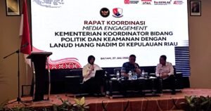 Perkuat Stabilitas di Perbatasan, Kemenko Polkam dan Lanud Hang Nadim Gandeng Media Lokal Kepri