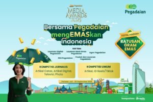 Pegadaian Media Awards Kembali Hadir, Siap-Siap Rebut Total Hadiah Ratusan Gram Emas!
