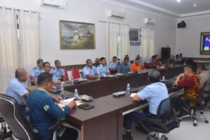 Lanud RHF Gelar Rapat Lanjutan Persiapan Upacara HUT Kemerdekaan RI ke-80 Tingkat Provinsi Kepri