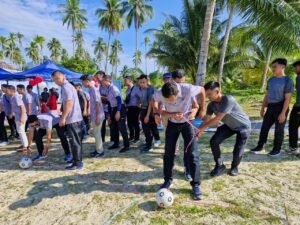 Semarak 17 Agustus, Lanud Raden Sadjad Natuna Gelar Lomba Meriah di Pantai Nirwana