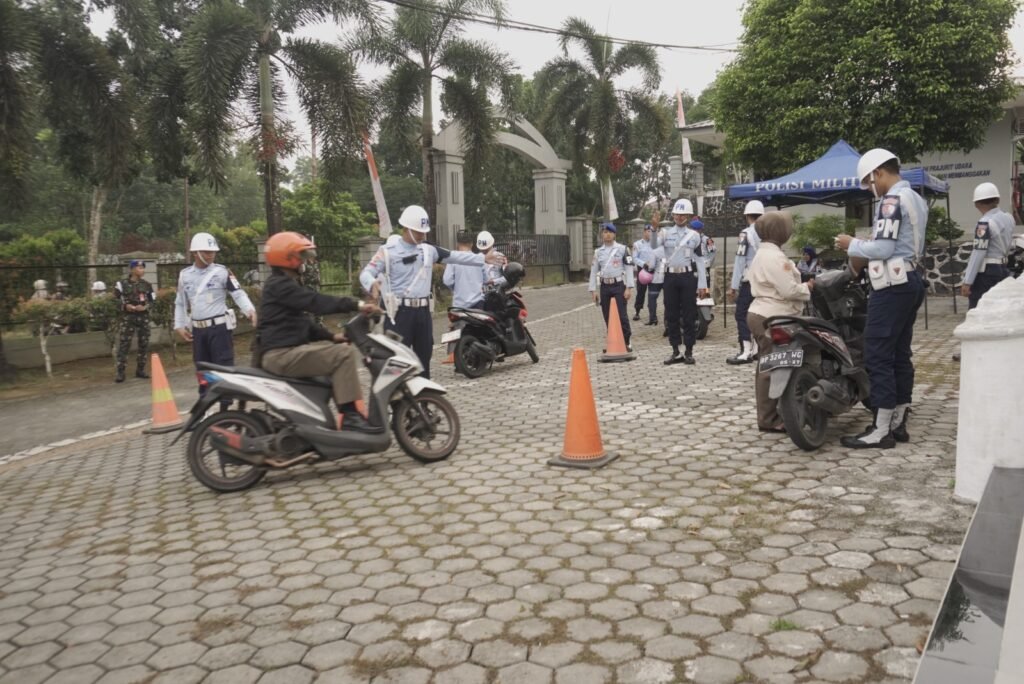 Satpom Lanud RHF Laksanakan Operasi Gaktib Waspada Wira Garuda Triwulan III 2025